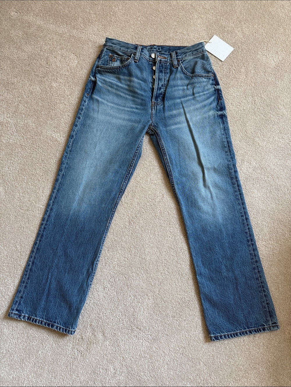 Etica Josie High Rise Crop Jeans